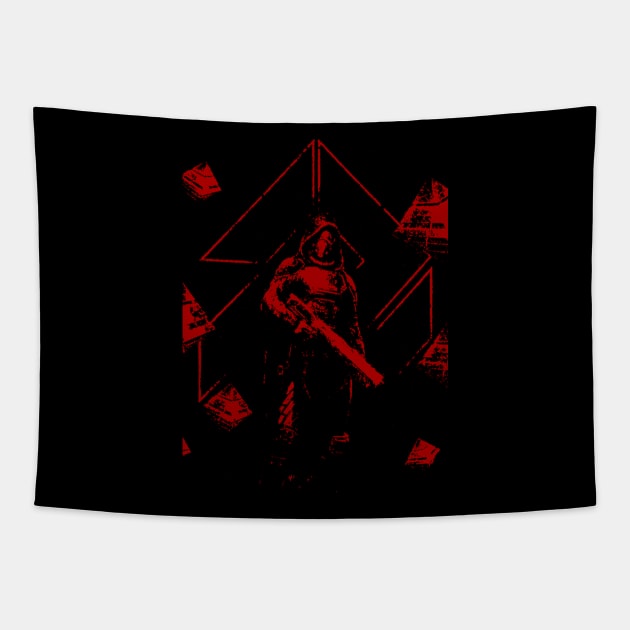 SIVA HUNTER OLD ART Tapestry by ZuleYang22