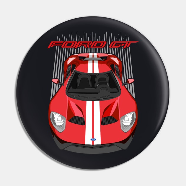 Ford GT-red and white Pin by V8social