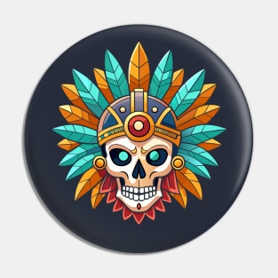 Bright skull Pin