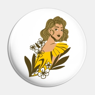 Flower Girl 5 Fall Pin