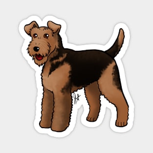 Dog - Airedale Terrier - Black and Tan Magnet