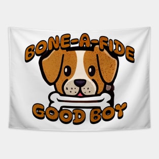 Bone-a-fide good boy Tapestry