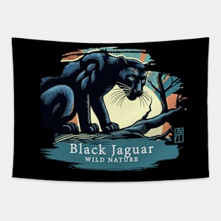 Black Jaguar - WILD NATURE - JAGUAR -5 Tapestry
