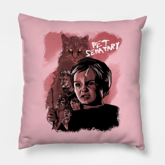 Pet Semetary tribute Pillow by Jldigitalcreations