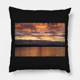 Summer Sunset on the Beagle Channel Pillow