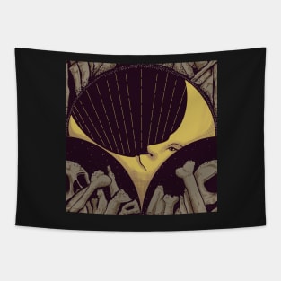 Crescent Grin Tapestry