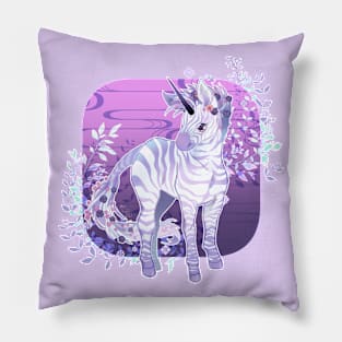 Lavender Zebra Pillow