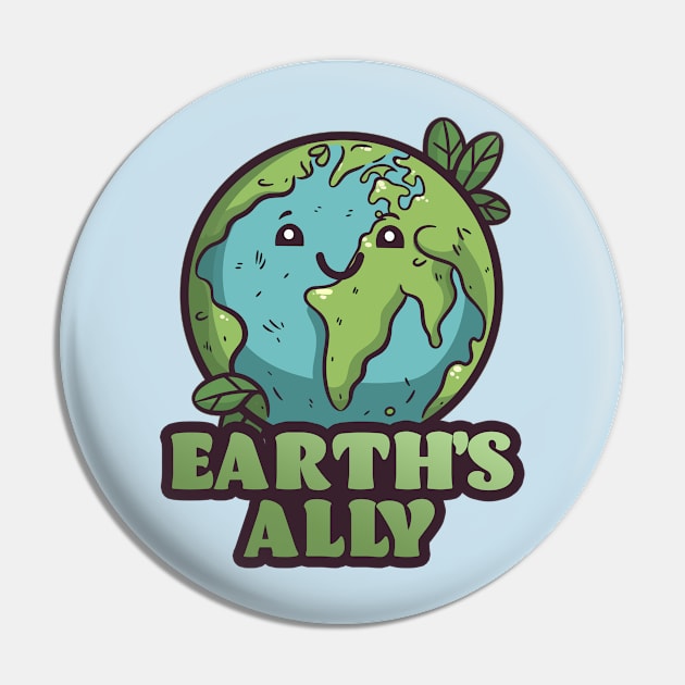 Earth's Ally Pin by Mad Swell Designs