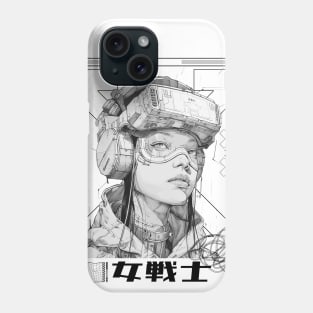 Cyberpunk Visionary Unisex Tee: Futuristic Streetwear Design, Sci-Fi Art Fun Gift, Essential Wear for the Modern History Enthusiast Phone Case