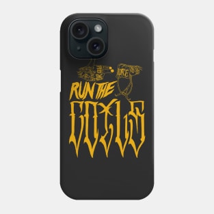 Run The Coils Gold Phone Case