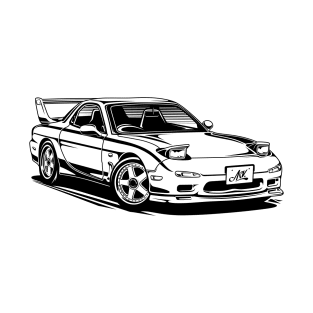 EUROBEAT INTENSIFIES - RX7 FD3S full-body version T-Shirt