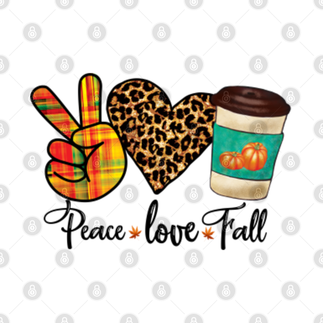 Download Peace Love Fall Pumpkin Spice Leopard Pattern Autumn Gifts ...