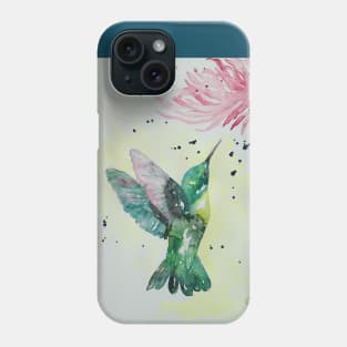 Hummingbird painting by Garry Greenwood Phone Case