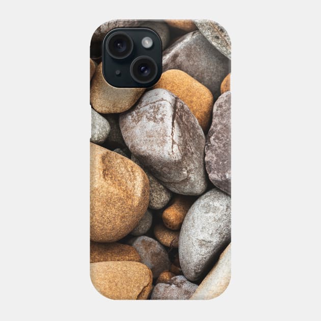 Volcanic Cobble Stones Phone Case by textural