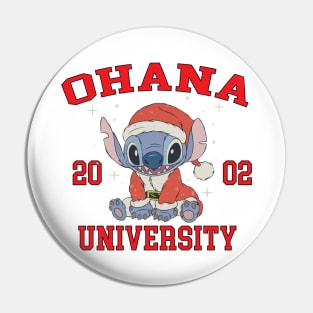 Ohana means family - Christmas Stitch Pin