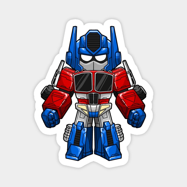 Optimus Prime Magnet by Chibi Pops