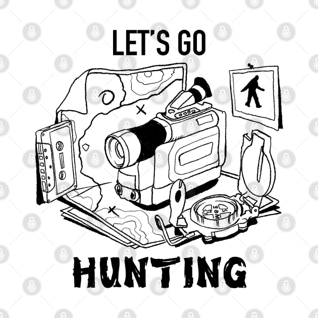 Let's Go Hunting Bigfoot! by JRGDrawing