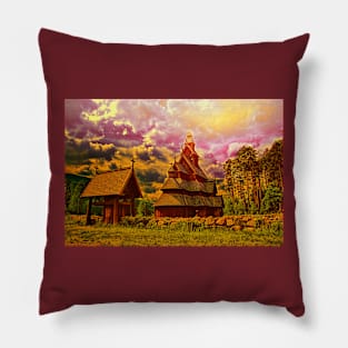 Gol stave church, Norway Pillow