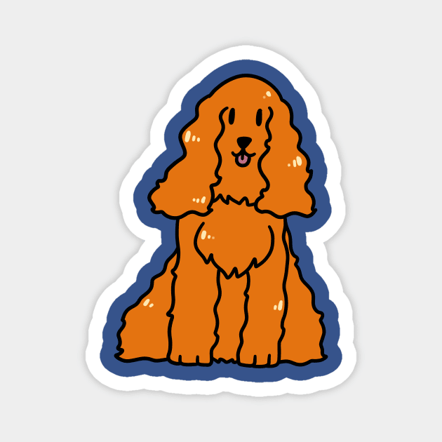 Cocker Spaniel Magnet by saradaboru