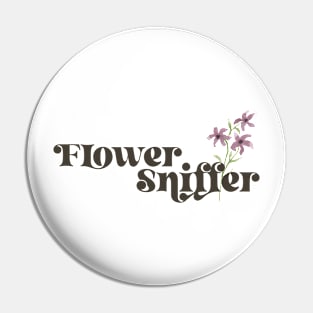 Flower Sniffer Pin