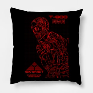 Terminator T-800 skynet Pillow