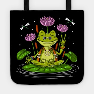 Hippie Frog Yoga Tote