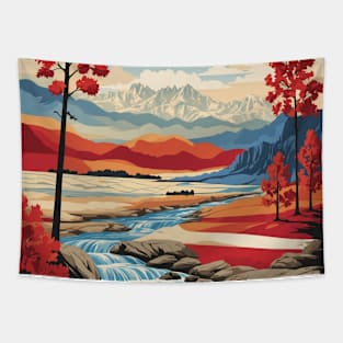 Tennessee United States of America Tourism Vintage Tapestry