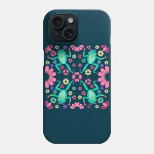 FLORAL FROG DANCE Phone Case