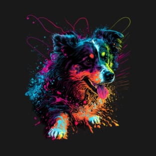 Totally Awesome 80s Dog T-Shirt