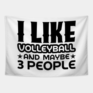 I like volleyball and maybe 3 people Tapestry