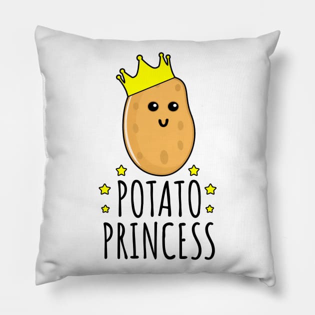 Potato Princess Pillow by LunaMay