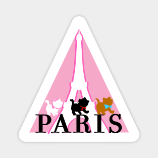 Paris Travel Sticker Magnet