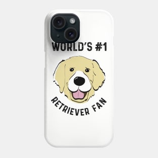 No 1 Golden Retriever Fan Retriever Dog Fan Phone Case