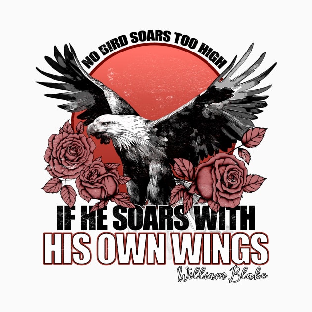 William Blake's flying quote design by PoeticTheory