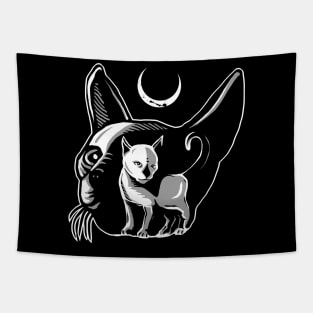 Moon Cat Tapestry