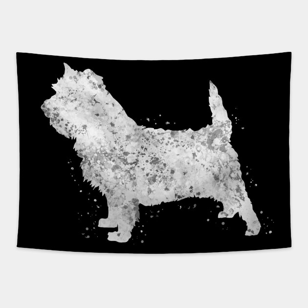 Cairn Terrier dog Tapestry by Yahya Art