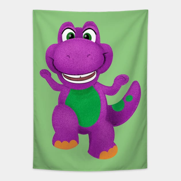 Barney Tapestry by AmyNewBlue