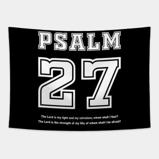 Psalm 27 Bible Verse for Strength Tapestry