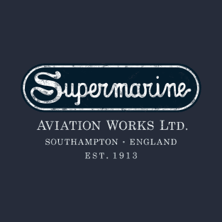 Supermarine Vintage Logo T-Shirt