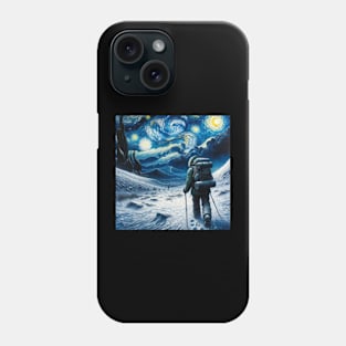 Winter Hiking Starry Night - Winter Sports Phone Case