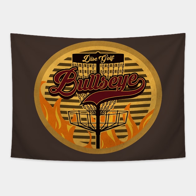 Disc Golf Bullseye Tapestry by CTShirts