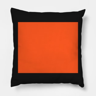 Bold orange - solid color. Pillow