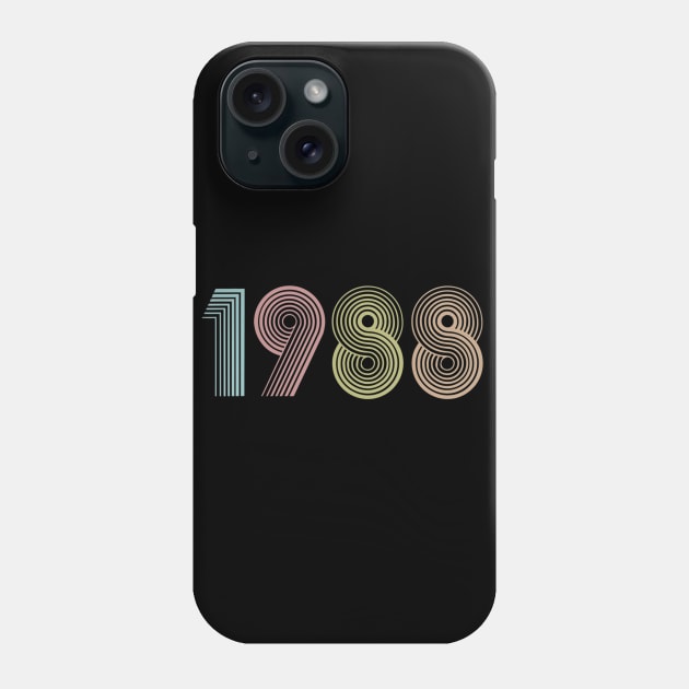 Vintage 1988 32nd Birthday Men Women Phone Case by semprebummer7