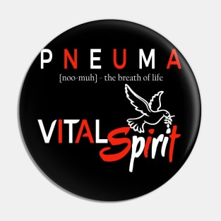 Pneuma - (Breath of Life) Vital Spirit Christian Tee Pin