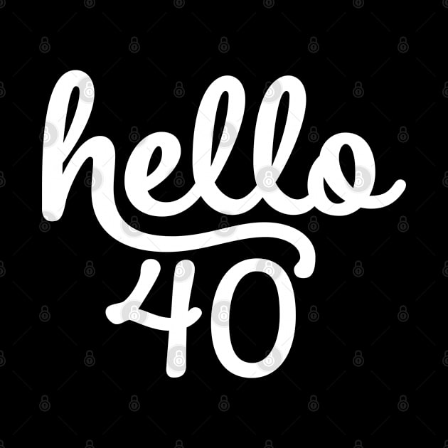 Hello 40 by centeringmychi