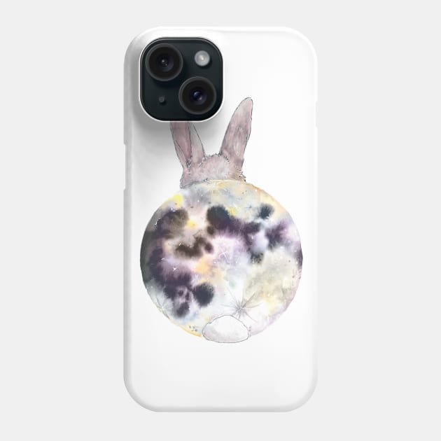 moon bun Phone Case by erinkatearcher