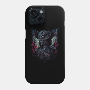 Design of skull alien Phone Case