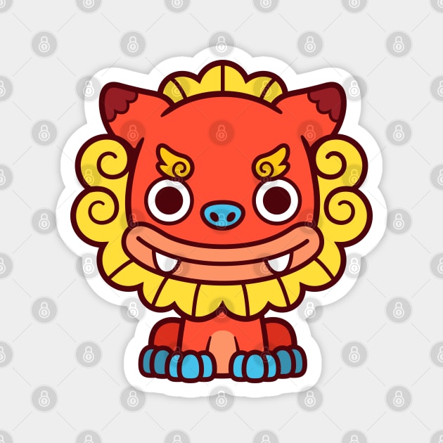 Shisa Kawaii Magnet by kudasai