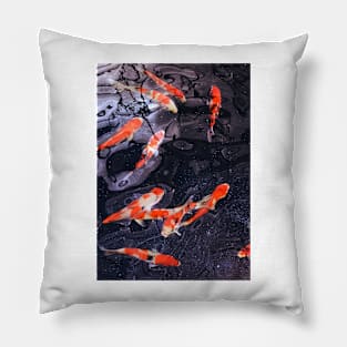 Koi Fish Galaxy Pillow