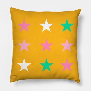 Pink Stars Pillow